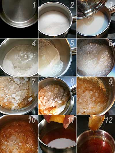Как приготовить жидкую карамель